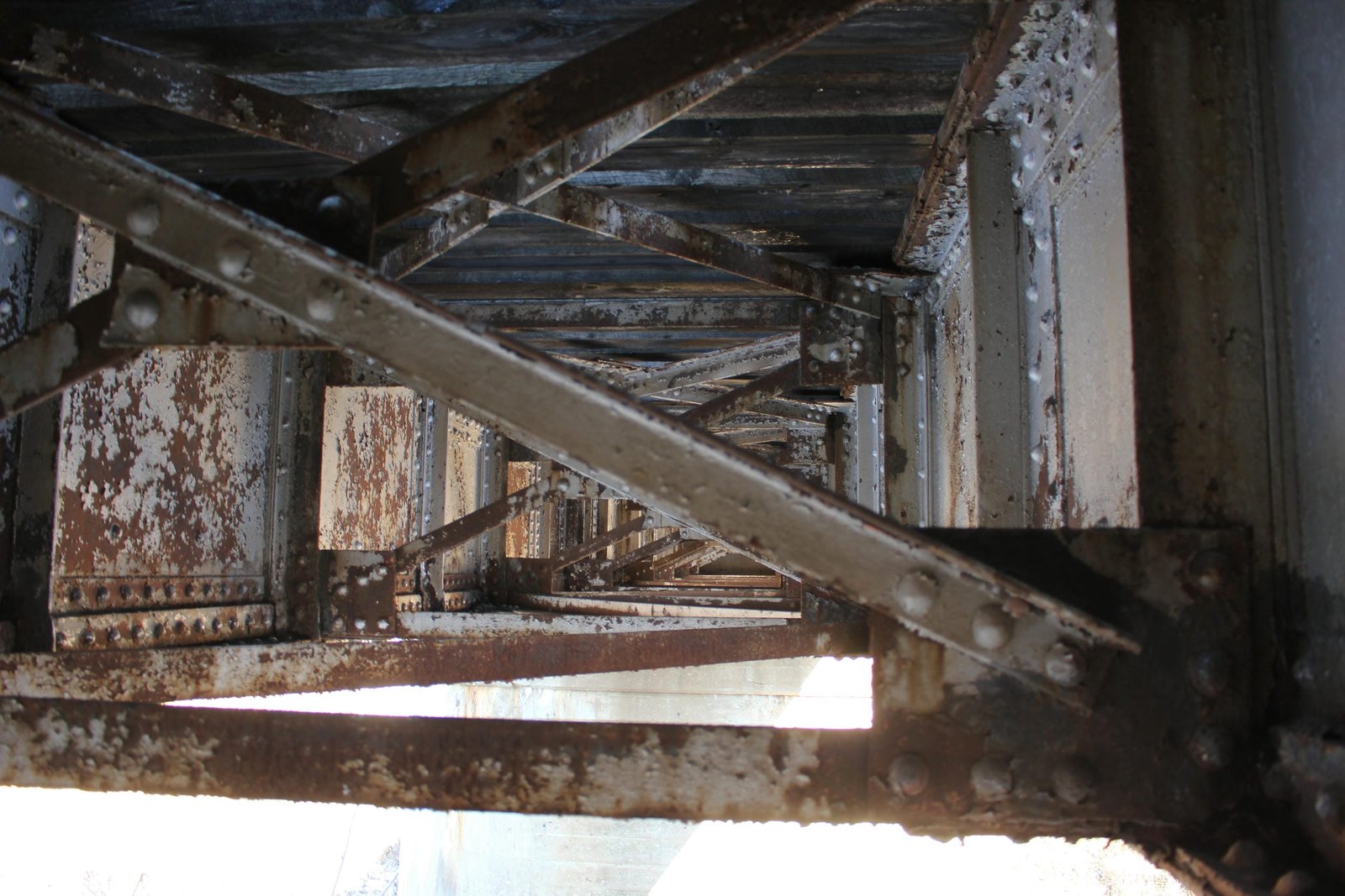 Inside girder